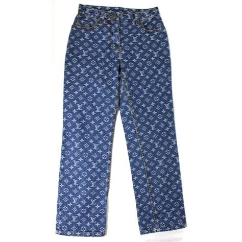 louis vuitton pantalon|Louis Vuitton denim pants.